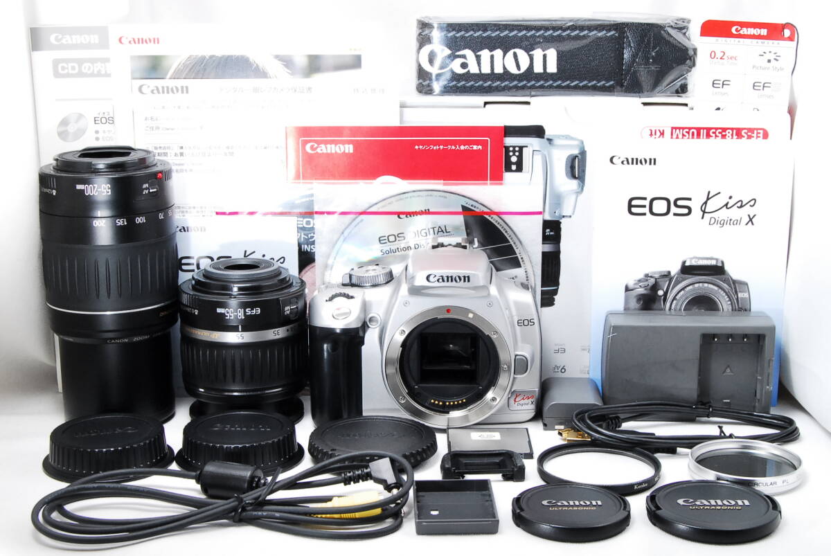 Kiss Canon キヤノン EOS ☆実用品☆一眼レフデビューセット☆ X 