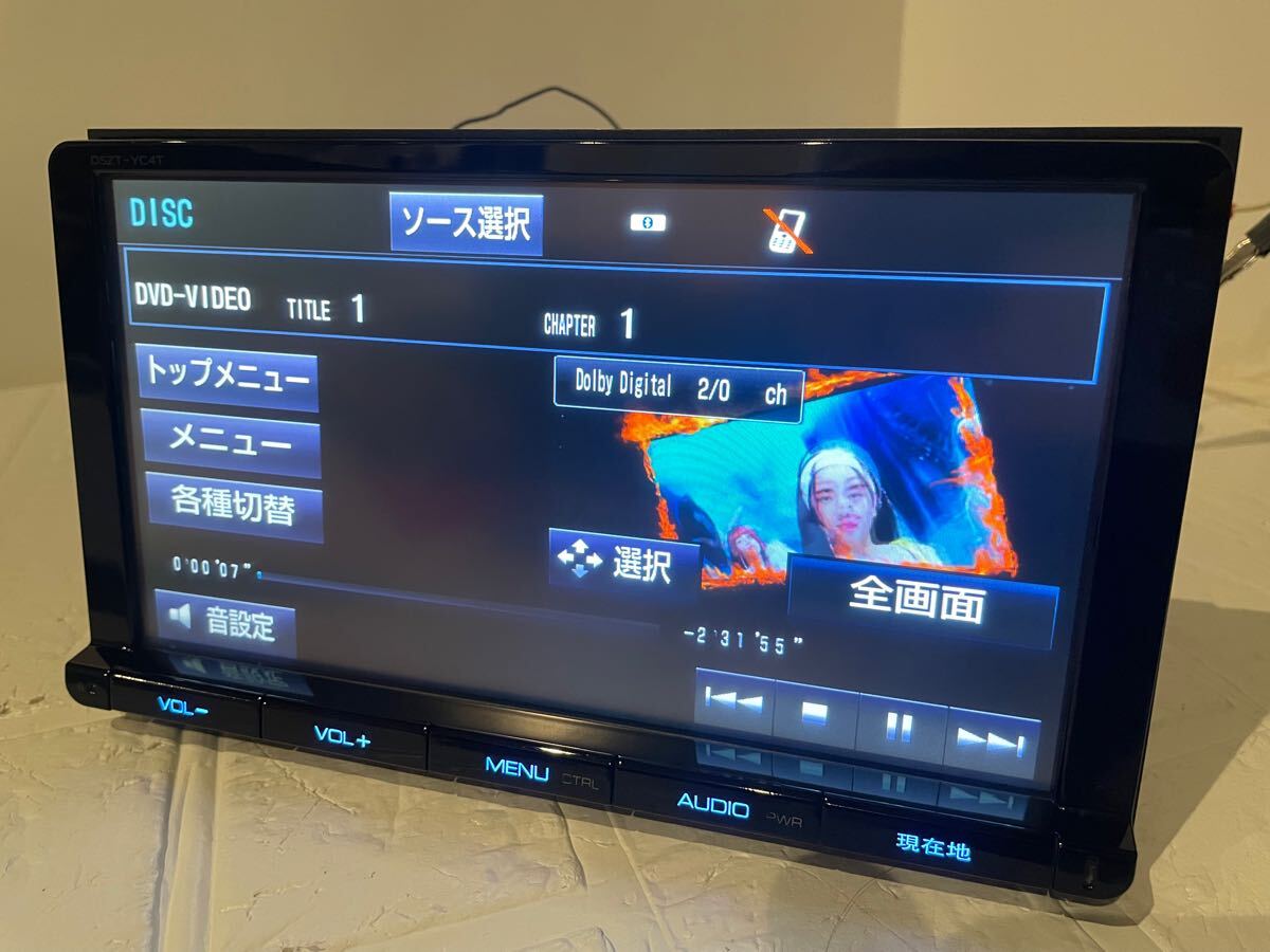 ナ*ム様 トヨタ DSZT-YC4T 9インチナビ Bluetooth DVD トヨタ純正SDナビ DSZT-YC4T Bluetooth DVD ロック解除済み HDMI 9