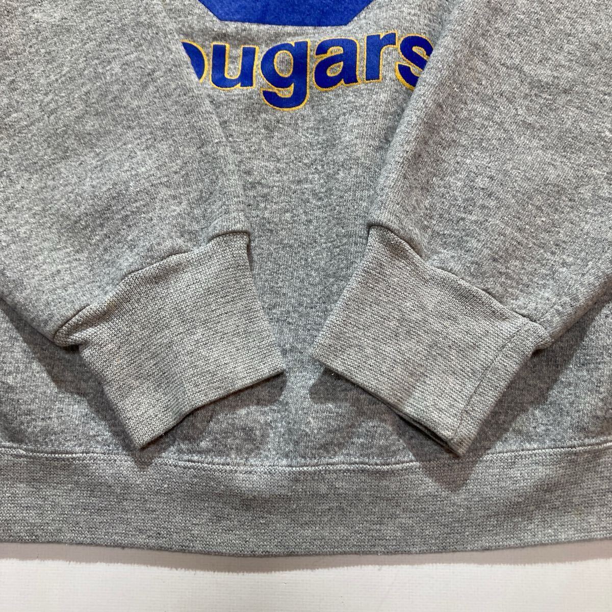 ビッグサイズ☆90s USA製 Cougars セットインスリーブ スウェット XL 