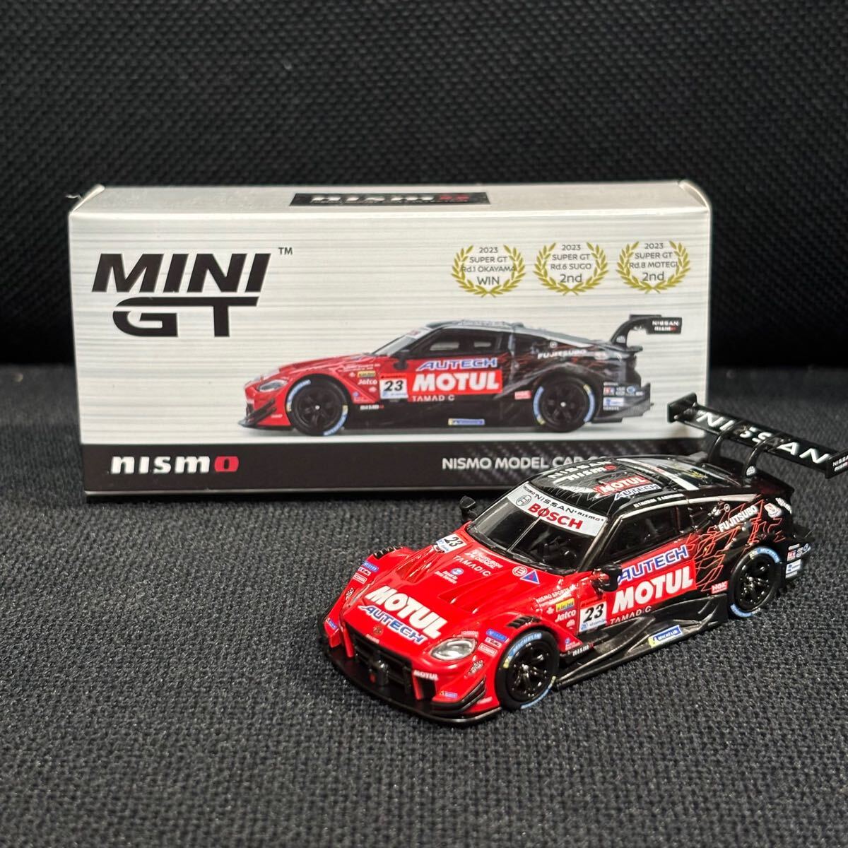 1/64 MINI GT ミニGT MOTUL AUTECH Z 2023 ニスモ 日産 NISSAN NISMO ニスモフェスティバル2024限定 モチュール オーテック 1&frasl;64スケール MINI GT「Nissan GT-R Nismo