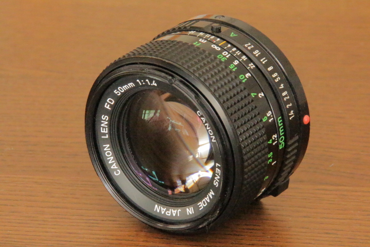 美品 CANON NEW FDレンズ 50mm f1.4 フィルター他付き - Canon MF 