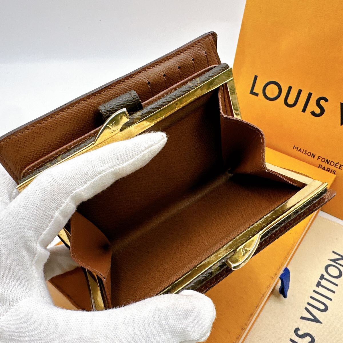 3637【美品】LOUIS VUITTON ルイヴィトン モノグラム ポルトフォイユ 