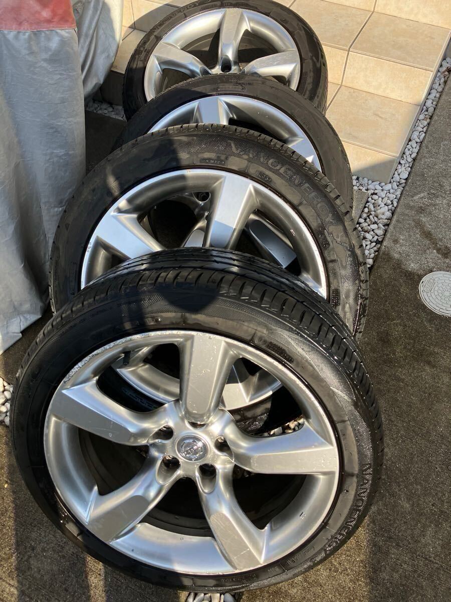 日産 フェアレディZ Z33 後期 純正 アルミホイール 225/45R18 91w 245