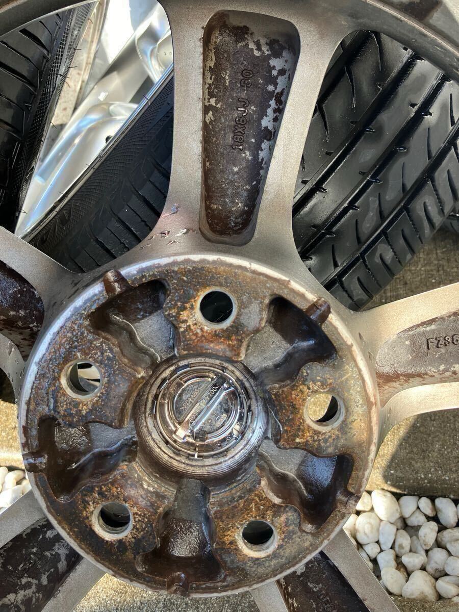 日産 フェアレディZ Z33 後期 純正 アルミホイール 225/45R18 91w 245