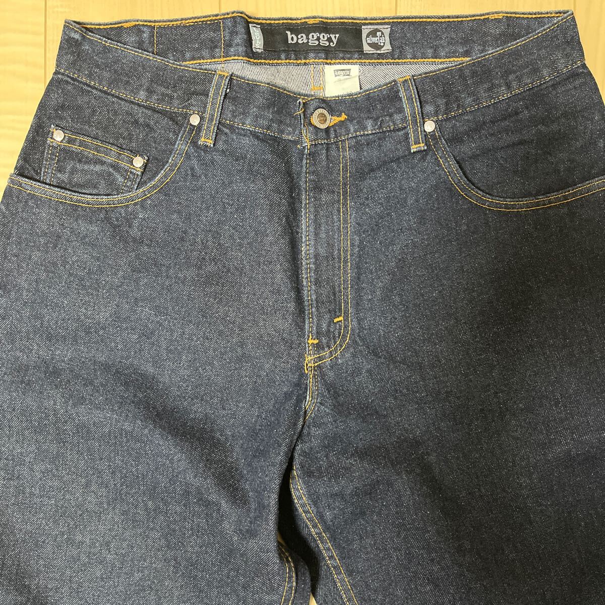 リーバイス シルバータブ baggy USA製 90s W34 L30 バギー ブルー 