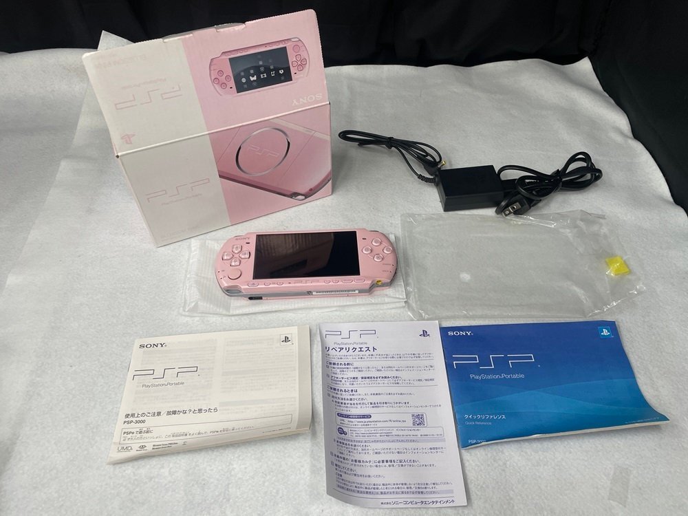 PSP SONY 本体 BLOSSOM メモリーカード 1GB PINK ブロッサム ○美