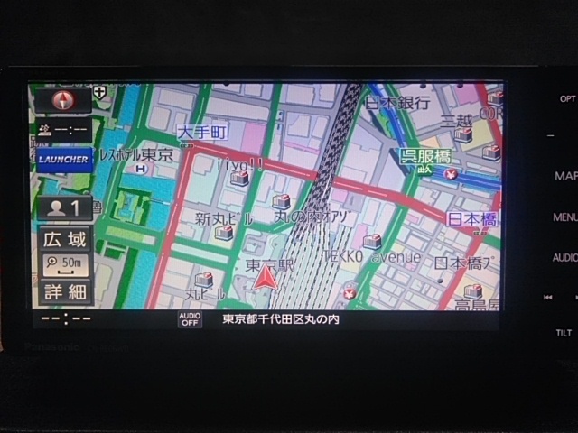 パナソニックカーナビ CN-RE06D 地図データ 2019 中古