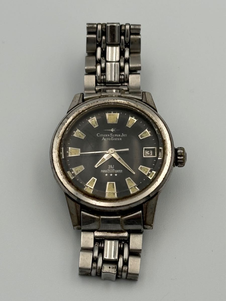 シチズン スーパージェット CITIZEN SUPER JET AUTO DATER 39J PARA