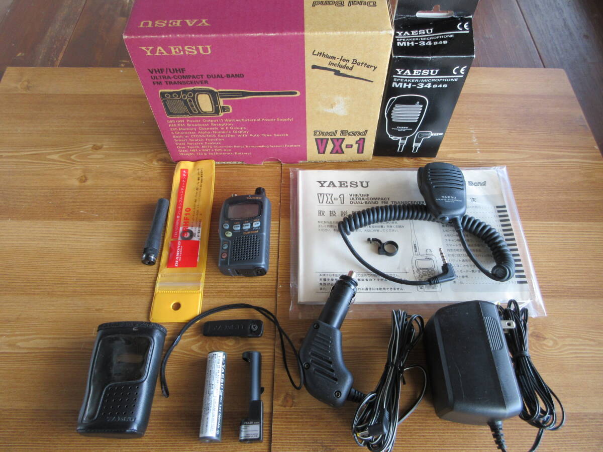 YAESU VX-1 デュアルバンド VX-6 VHF⁄UHF 144⁄430MHz ハンディ 公式通販