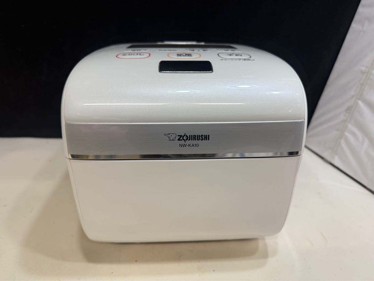 象印 ZOJIRUSHI 圧力IH炊飯ジャー NW-KA10 炊飯器 炎舞炊き 動作OK (140s)