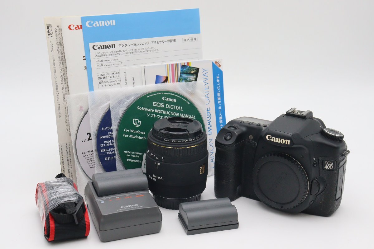 行董】Canon キャノン EOS 40D デジタル一眼レフカメラ SIGMA シグマ 
