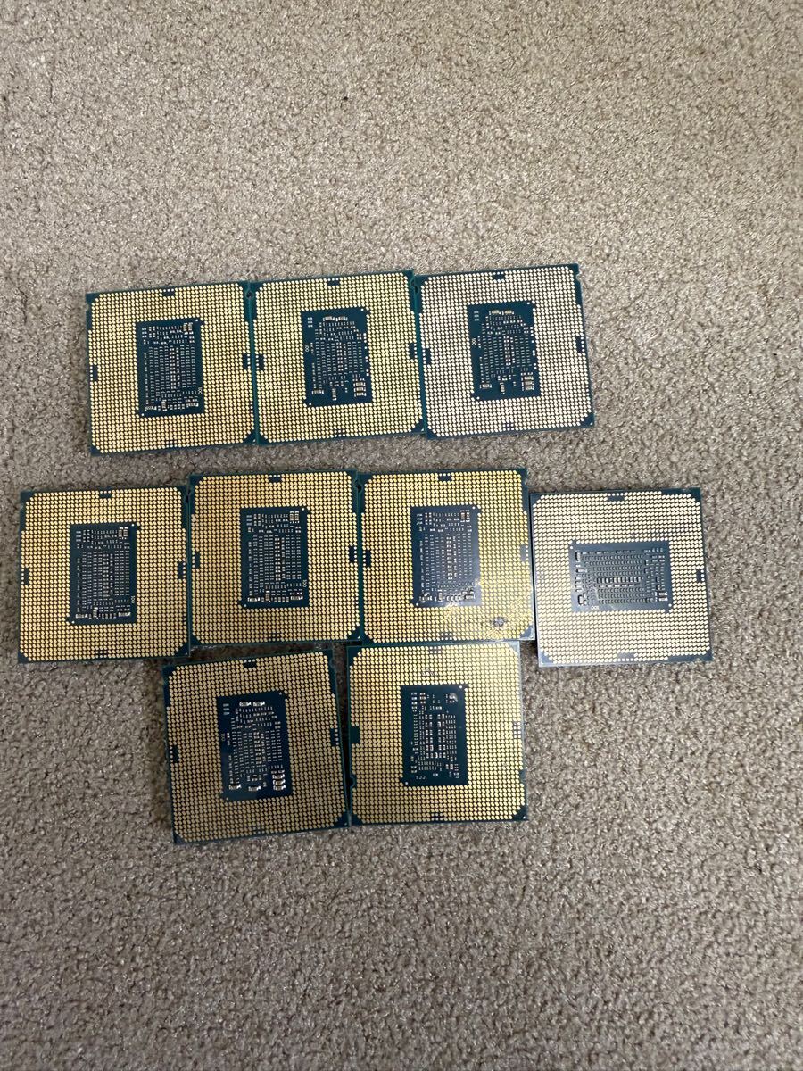 CPU i7*3 、i5*4、i3*2、9点セット　作動未確認　ジャンク　_2