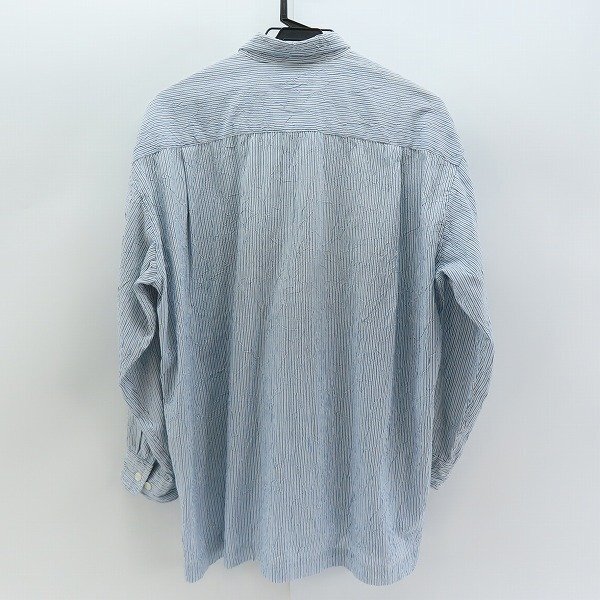 ☆ISSEY MIYAKE/イッセイミヤケ ストライプ柄 長袖シャツ/1 /UPK