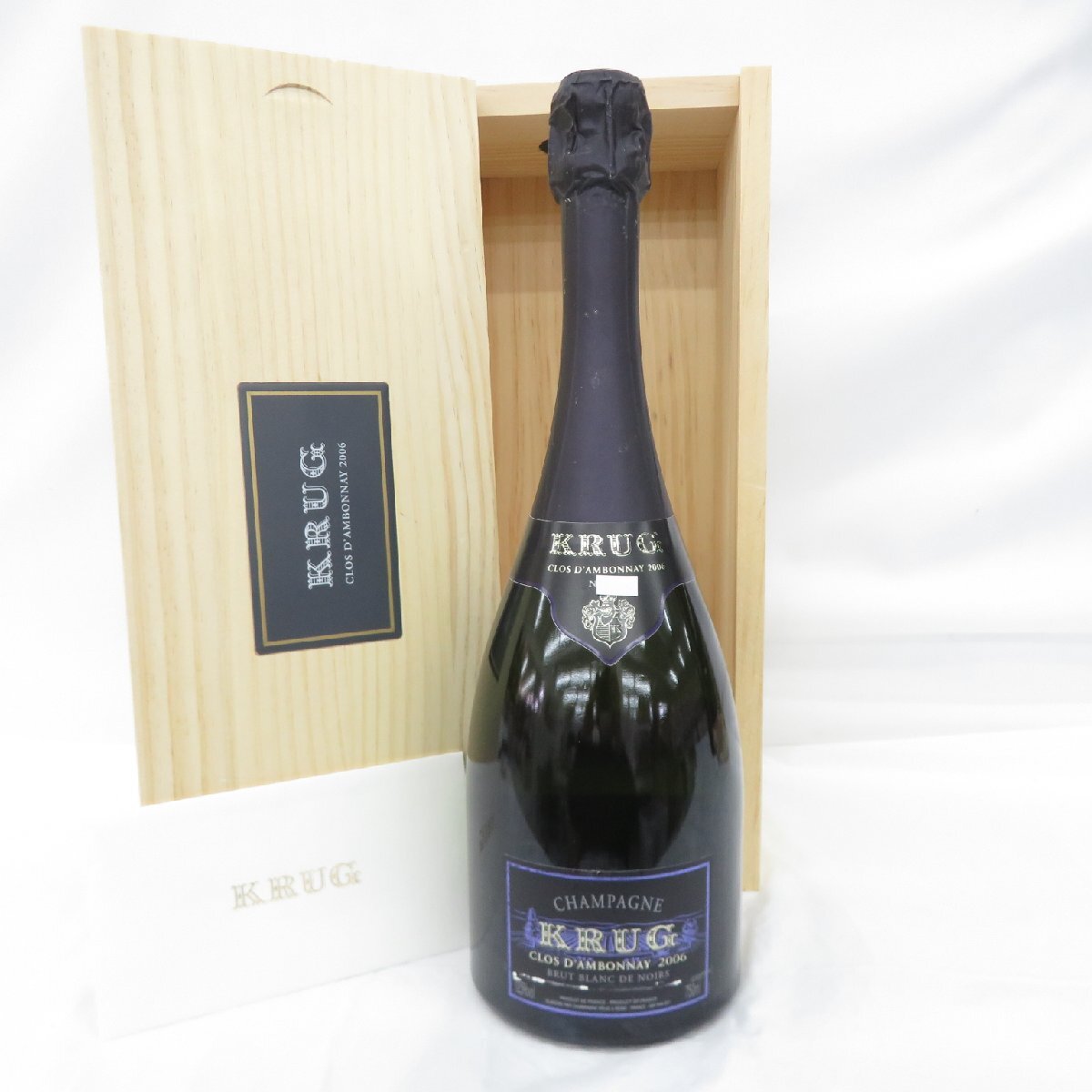 本物保証，HOT 未開栓 KRUG Clos d'Ambonnay クリュッグ クロ ダンボネ 2006 ブラン ド ノワール シャンパン 750ml 12.5%木箱/冊子付 11762549 0117(その他)｜売買されたオークション情報、yahooの商品情報をアーカイブ スパークリング