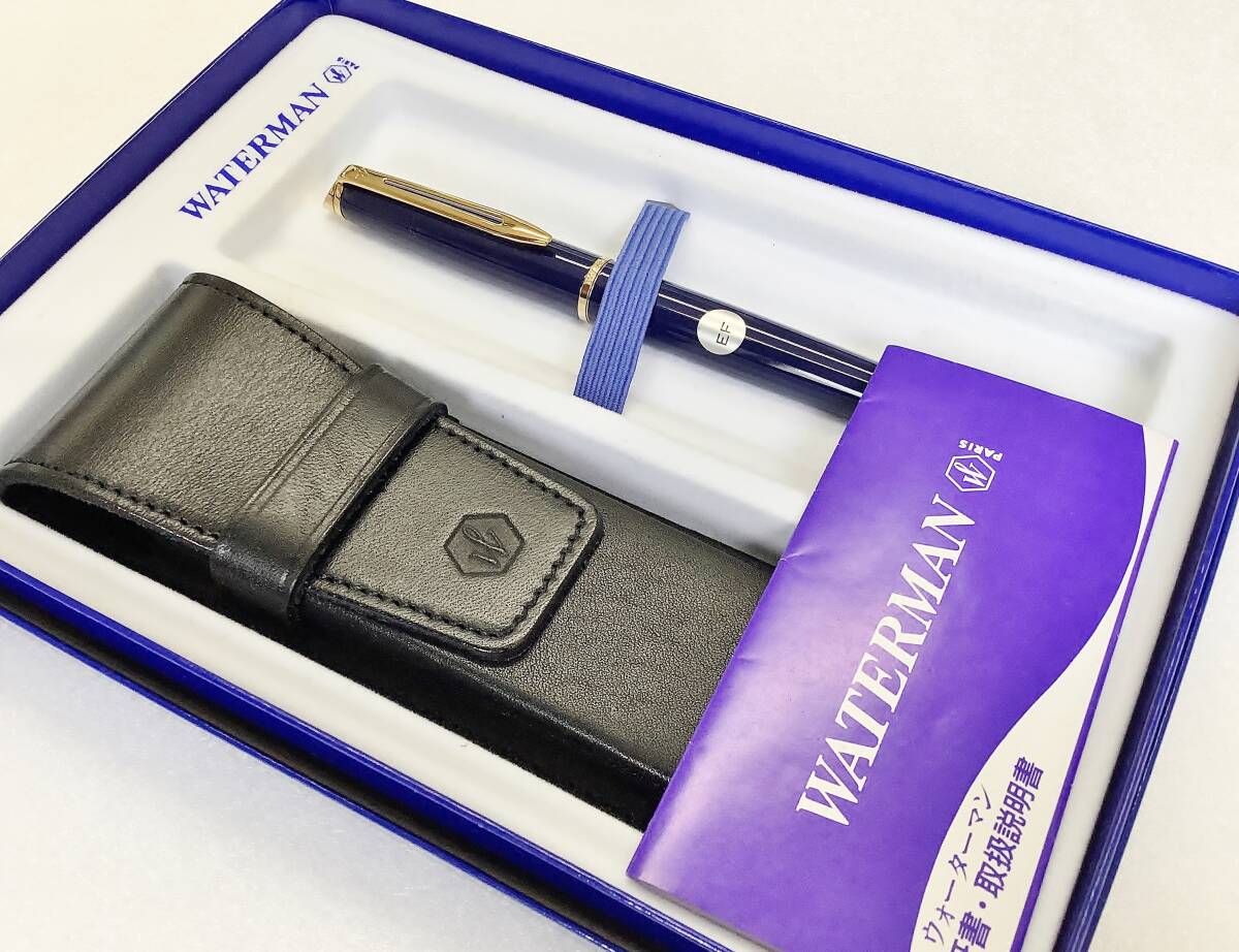WATEMAN万年筆とペンケース 1円～ 未使用 ウォーターマン 万年筆 ペン