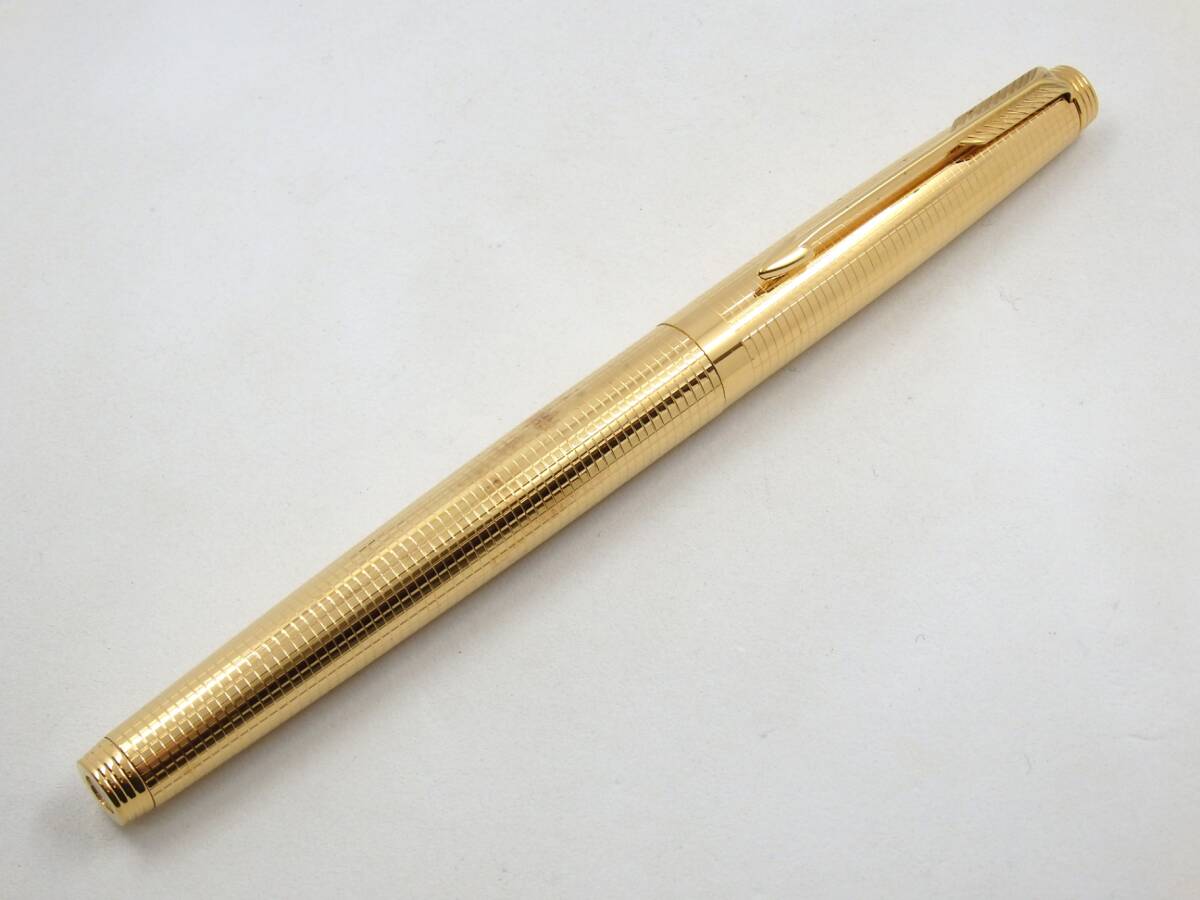 ☆中古☆PARKER パーカー 万年筆 ペン先刻印 585M / ボディ刻印 14K