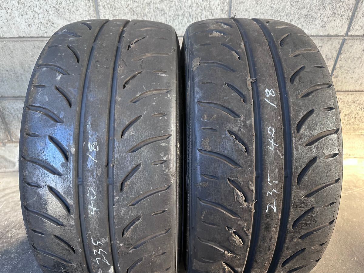 Eld DUNLOP ZⅢ 中古タイヤ2本 DUNLOP DIREZZA ZⅢ 235 40 18 2本 235⁄40R18 91W DIREZZA 2本 9