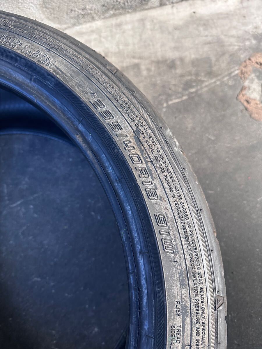 DUNLOP DIREZZA ZⅢ 235 40 18 2本 235⁄40R18 91W DIREZZA 2本 9