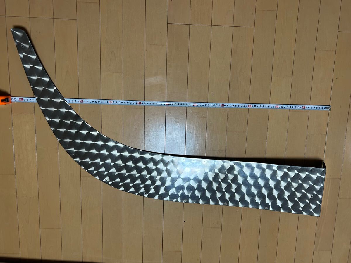 1000円スタート ウロコ クオン ステンレス レトロ 左右セット