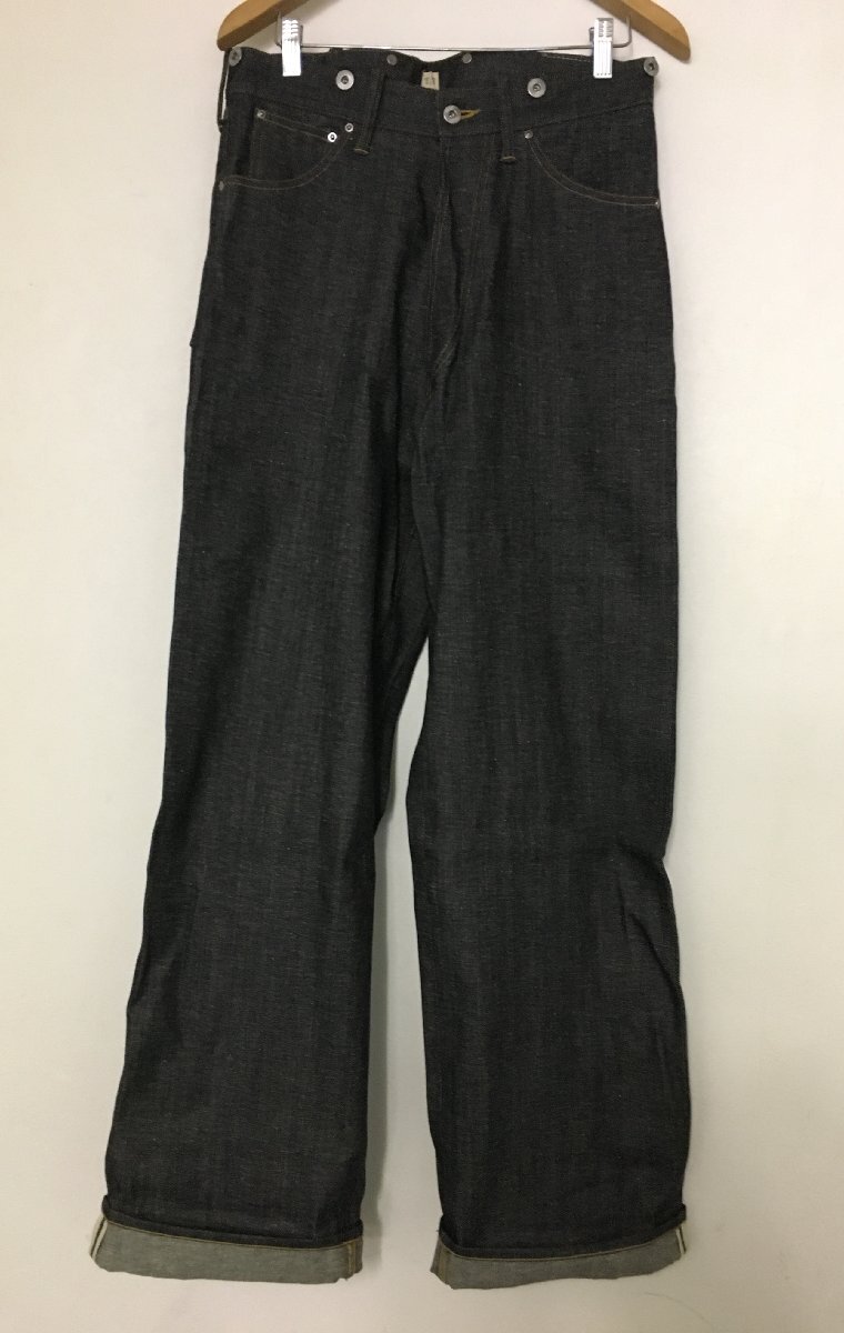 ◆T.T(Taiga Takahashi タイガ タカハシ 2024 LOT.704 DENIM TROUSERS C.1920'S デニム　トラウザー パンツ サイズ32　美品 INDIGO