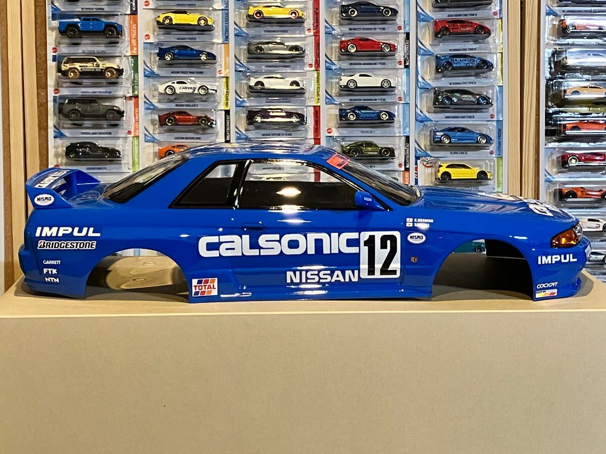 タミヤ ラジコン 日産スカイラインGT-R 塗装済 スペアボディ R32 塗装
