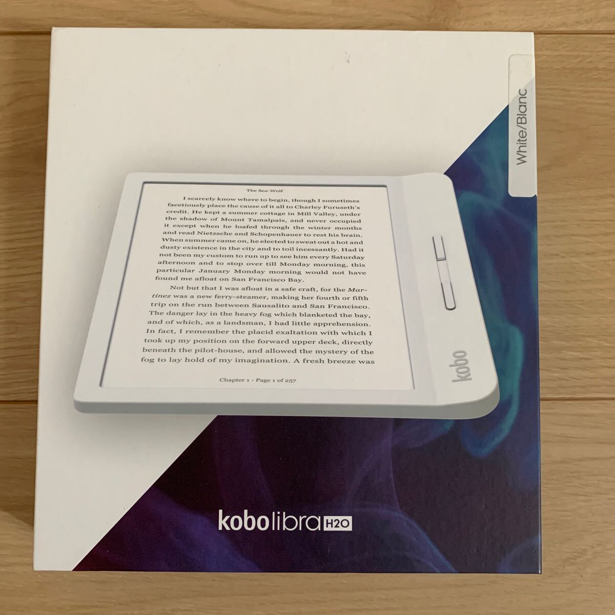 Kobo Libra H2O 楽天 電子書籍リーダー H2O Libra Kobo H2O(ホワイト) 美品・純正カバー付 H2O」。22,800円