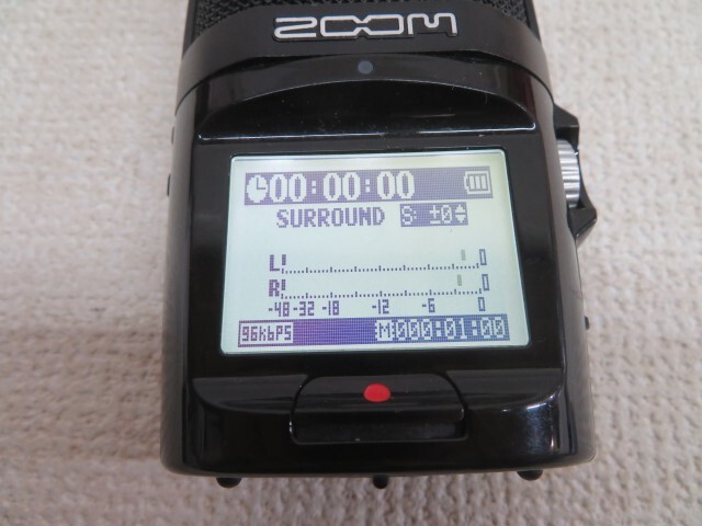 ☆ZOOM H2n ハンディレコーダー Handy Recorder ズーム 電池付き USED