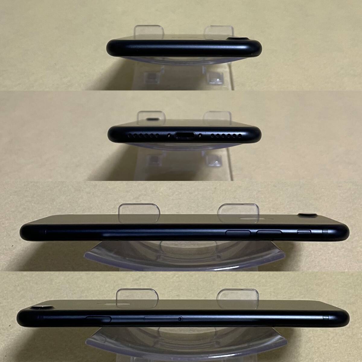 美品/SIMフリー/保護フィルム付き】iPhone7 32GB ブラック☆判定〇/残 