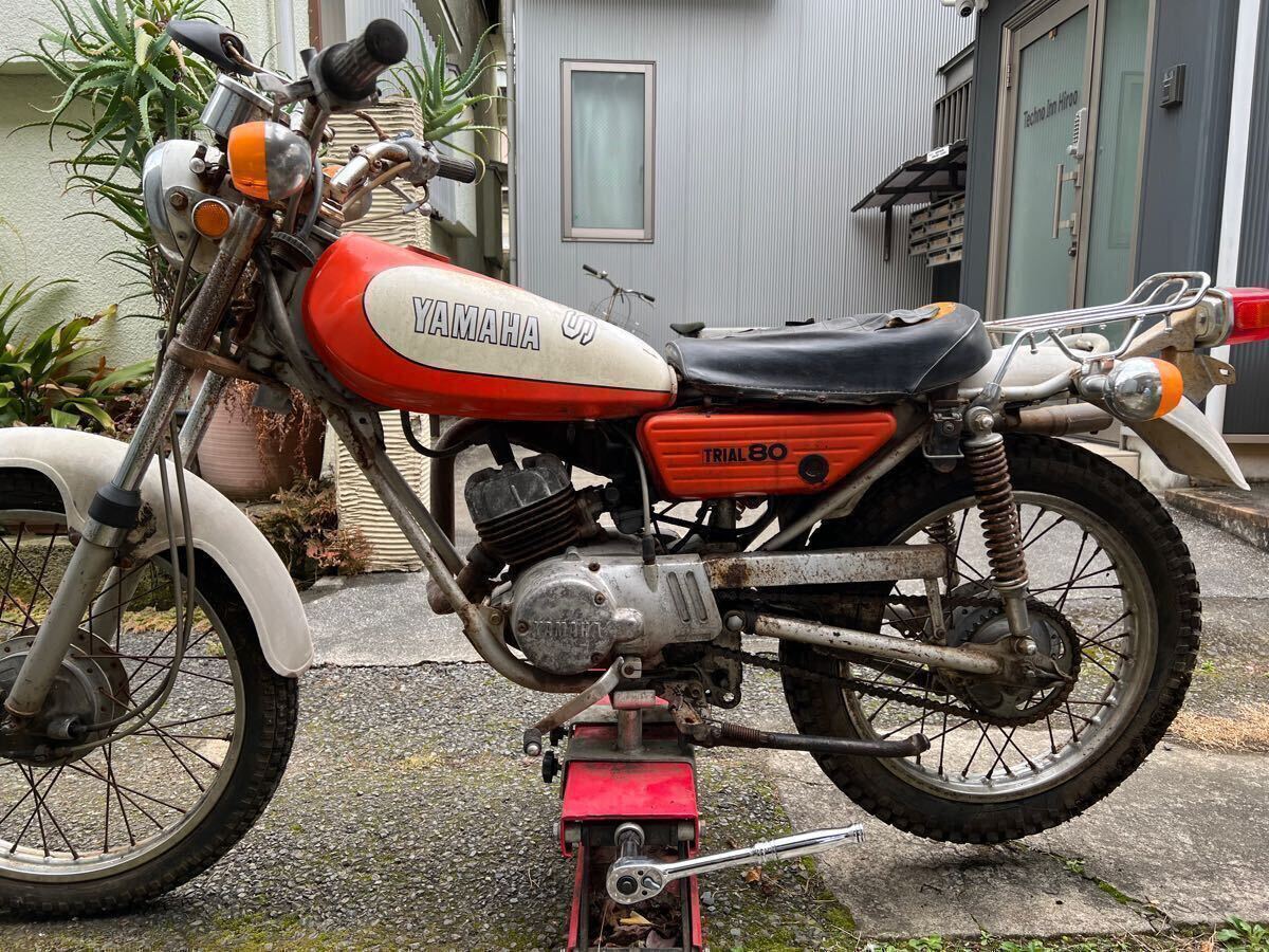 TY80 Yahoo!オークション ヤマハ TY50 トライアル タンク3色付き