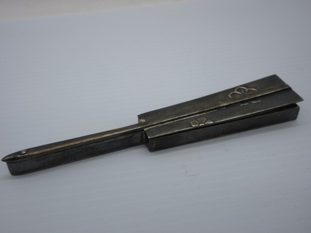 時代 銀製品 32.5g 【宮本商工製 銀製 楊枝入 在銘】11.3cm_8