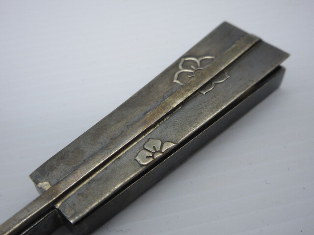 時代 銀製品 32.5g 【宮本商工製 銀製 楊枝入 在銘】11.3cm_9