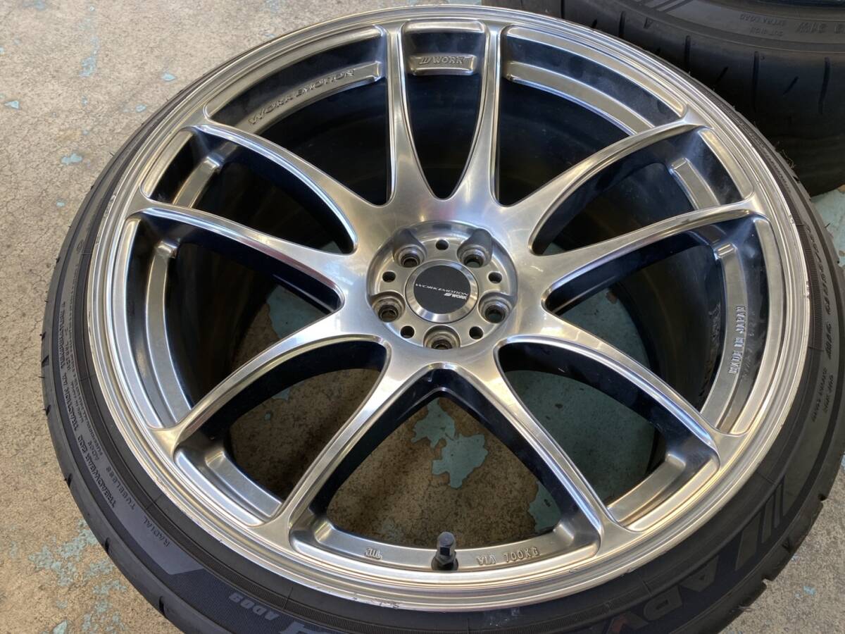 中古品 WORK EMOTION ワークエモーション CRKiwami 19インチ 10.5J +32 