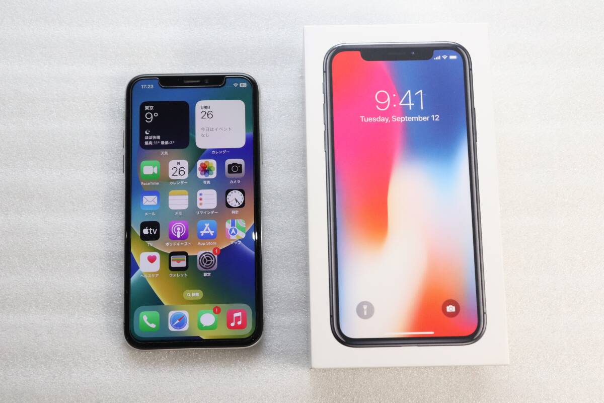 Apple iPhone X 64GB ホワイト au ジャンク 中古 iPhoneX 64G SIMフリー ホワイト（ジャンク扱い) ジャンク扱い