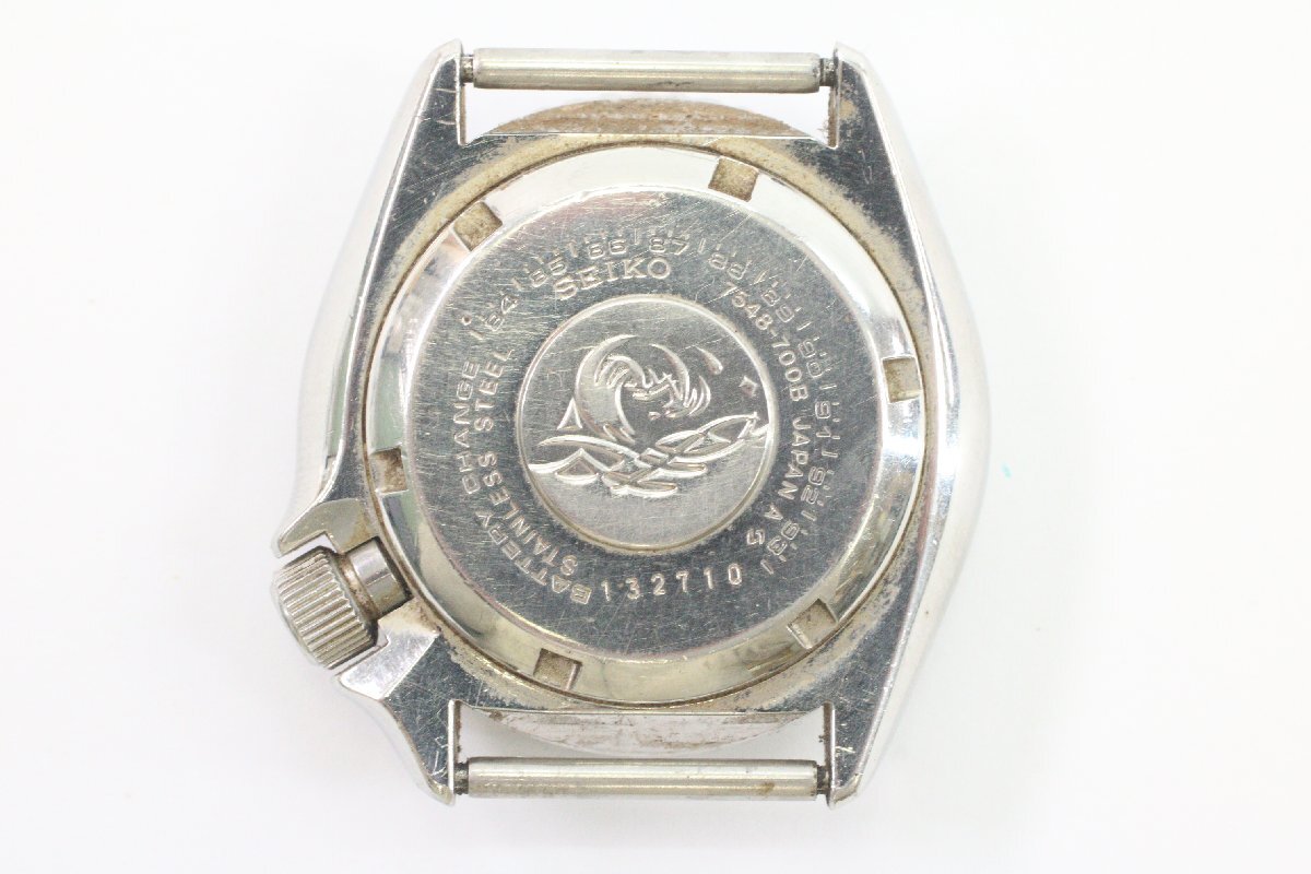 SEIKO セイコー ダイバーズ 200m 7548-700B ペプシベゼル クォーツ デイデイト メンズ 腕時計 フェイスのみ ジャンク 4249-HA_2