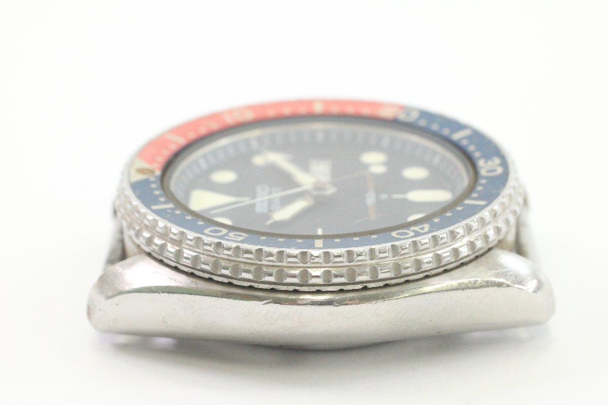 SEIKO セイコー ダイバーズ 200m 7548-700B ペプシベゼル クォーツ デイデイト メンズ 腕時計 フェイスのみ ジャンク 4249-HA_4