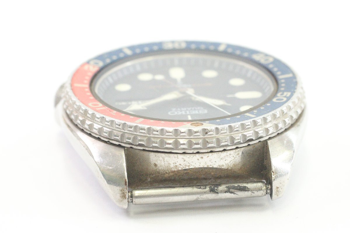 SEIKO セイコー ダイバーズ 200m 7548-700B ペプシベゼル クォーツ デイデイト メンズ 腕時計 フェイスのみ ジャンク 4249-HA_5
