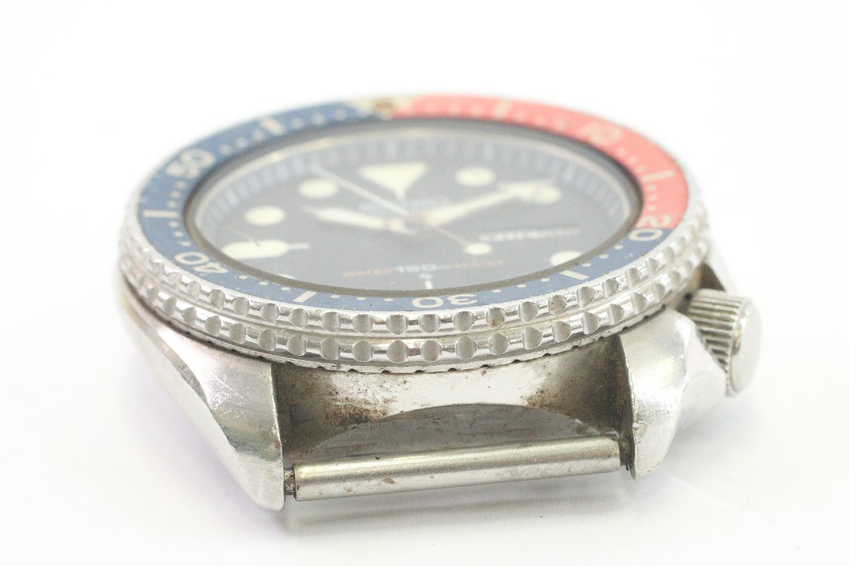 SEIKO セイコー ダイバーズ 200m 7548-700B ペプシベゼル クォーツ デイデイト メンズ 腕時計 フェイスのみ ジャンク 4249-HA_6