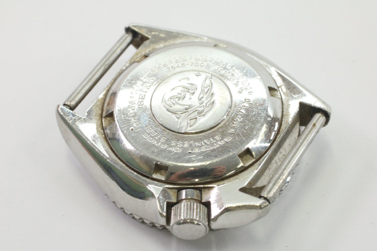 SEIKO セイコー ダイバーズ 200m 7548-700B ペプシベゼル クォーツ デイデイト メンズ 腕時計 フェイスのみ ジャンク 4249-HA_8