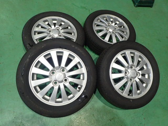 155⁄65R14 4本セット 0 ダイハツ サマータイヤ 155⁄65r14 中古タイヤ