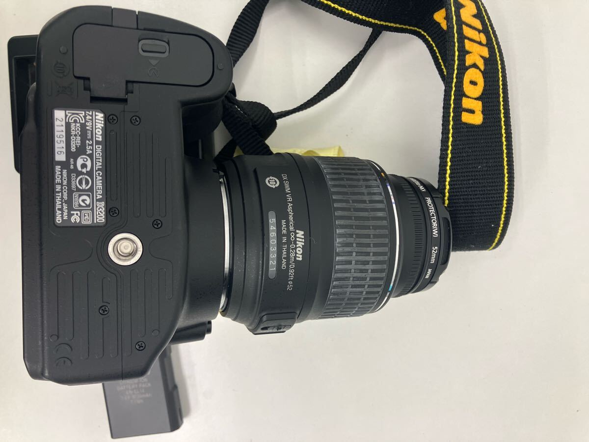 Nikon デジタル 一眼レフカメラD3200 レンズ18-55mm 動作確認済み 