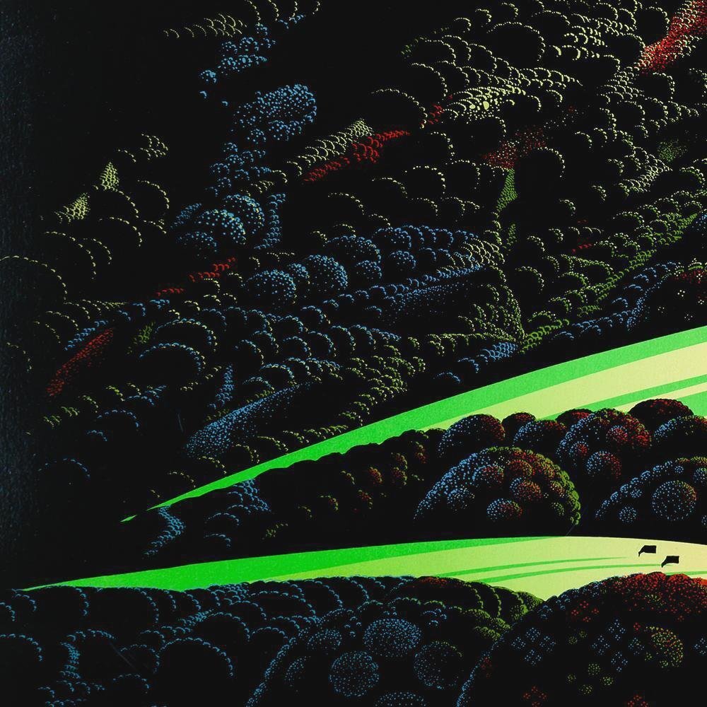 真作】【WISH】アイベン・ロール Eyvind Earle「グリーンバレー