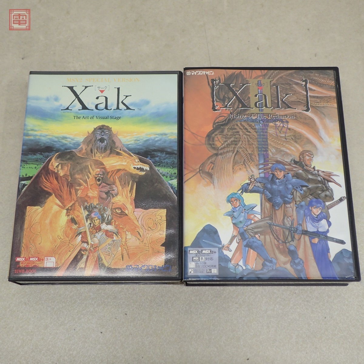 限定セール，高品質 1円〜 品 MSX2 3.5インチFD サーク The Art of Visual Stage/II Rising of The Redmoon Xak 計2本Set 箱説/ディスクラベル付 20(MSX)｜売買されたオークション情報、yahooの商品情報をアーカイブ公開 - オークファン MSX