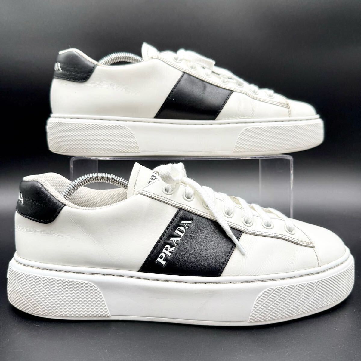 1円 【美品】 PRADA プラダ 【圧倒的高級感】 メンズ サイドライン