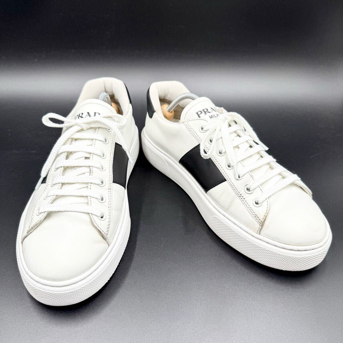 1円 【美品】 PRADA プラダ 【圧倒的高級感】 メンズ サイドライン
