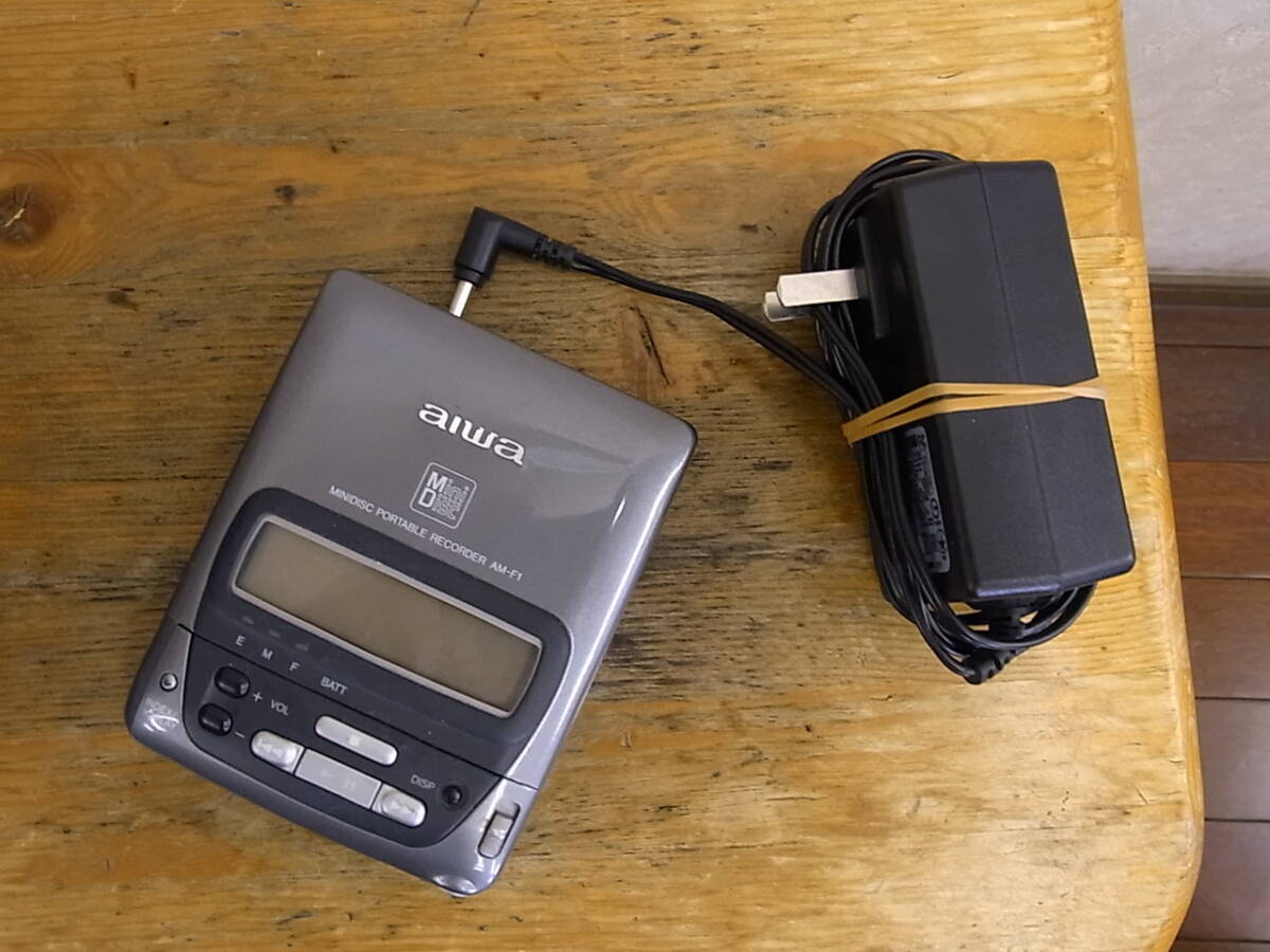 アイワ AIWA MD AM-F1 Yahoo!オークション - ポータブル MDレコーダー