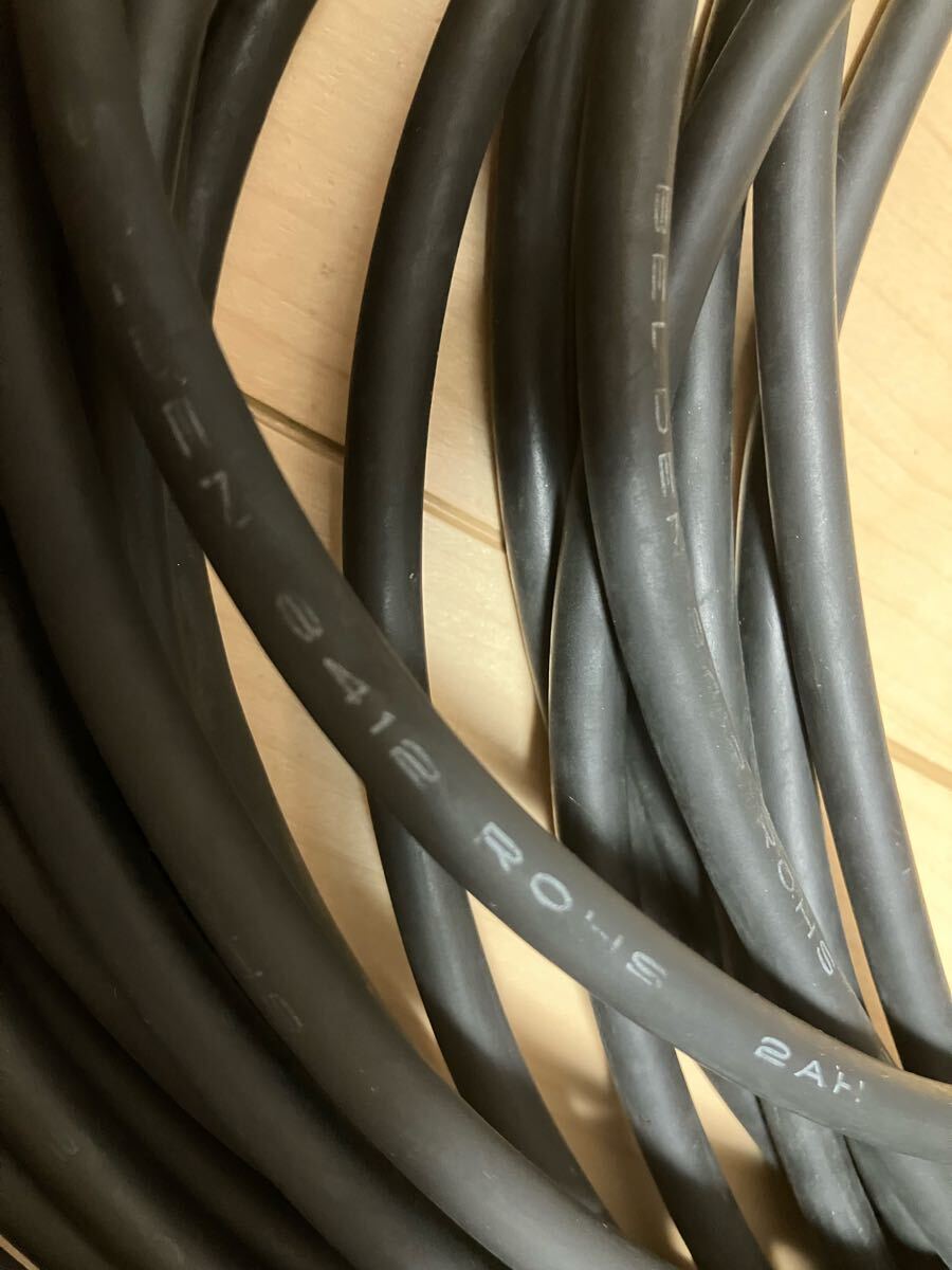 BELDEN 8412 10m 2本セット ケーブル BELDEN 0 ⁄ (10m) XLR(メス)→RCA