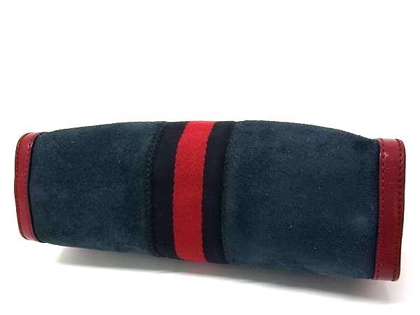 1円 □美品□ GUCCI グッチ 503877 213317 オフィディア スエード