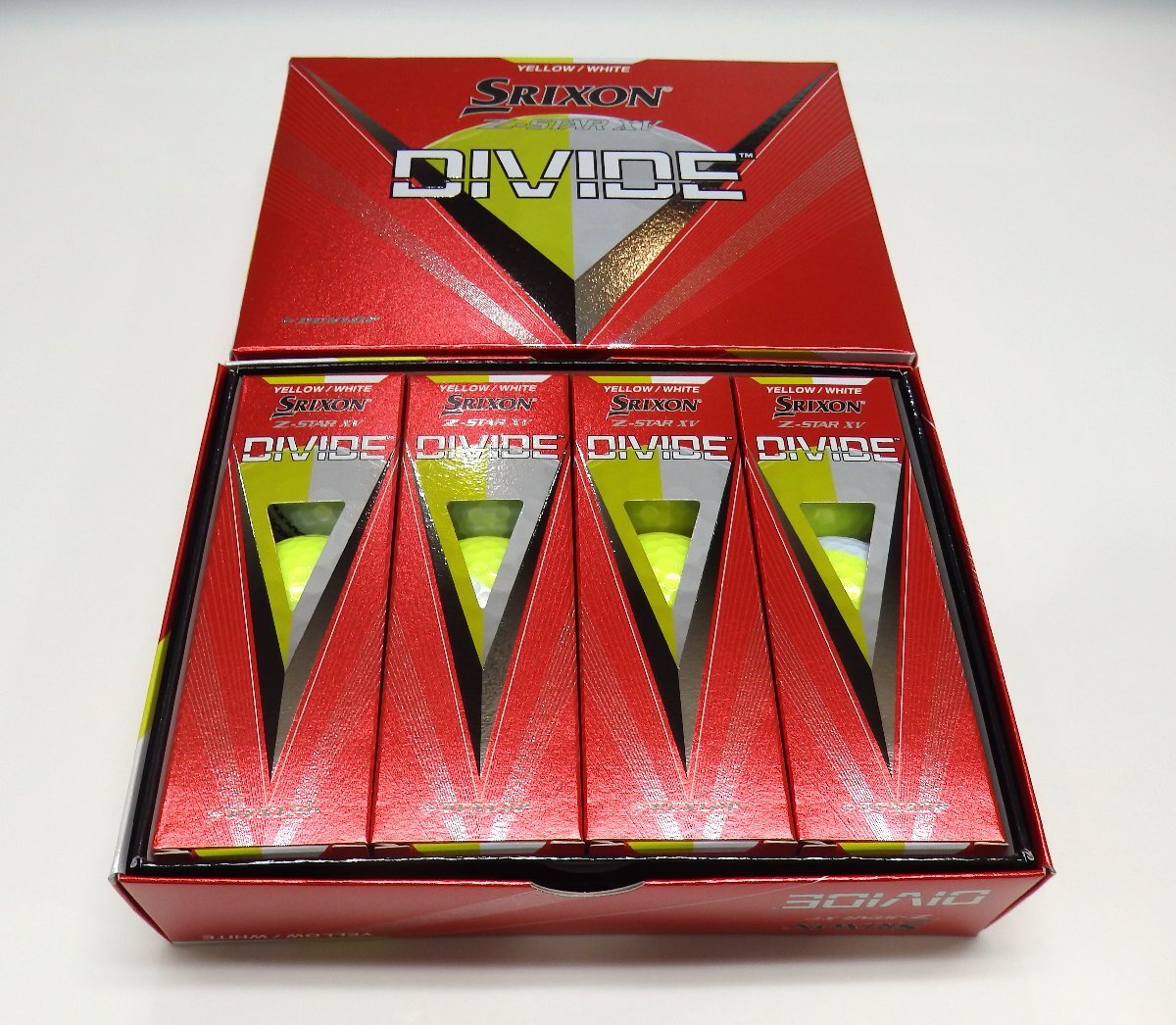 ダンロップ ゴルフボール スリクソン Z-STAR XV ディバイド 2ダース Z-STAR XV スリクソン Srixon - 1ダースホワイト
