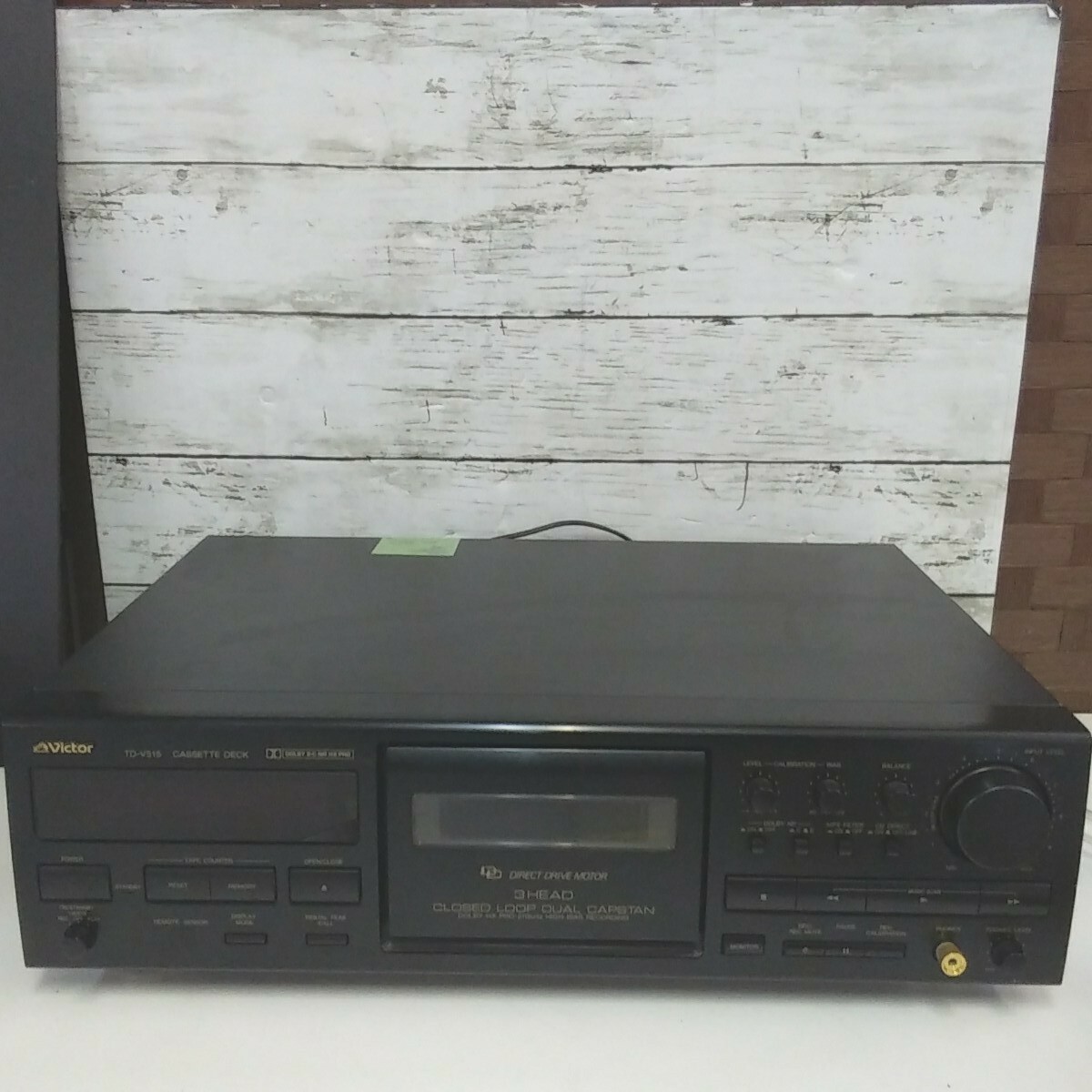 ビクター Victor TD-V515 3ヘッドカセットデッキ録音再生良好