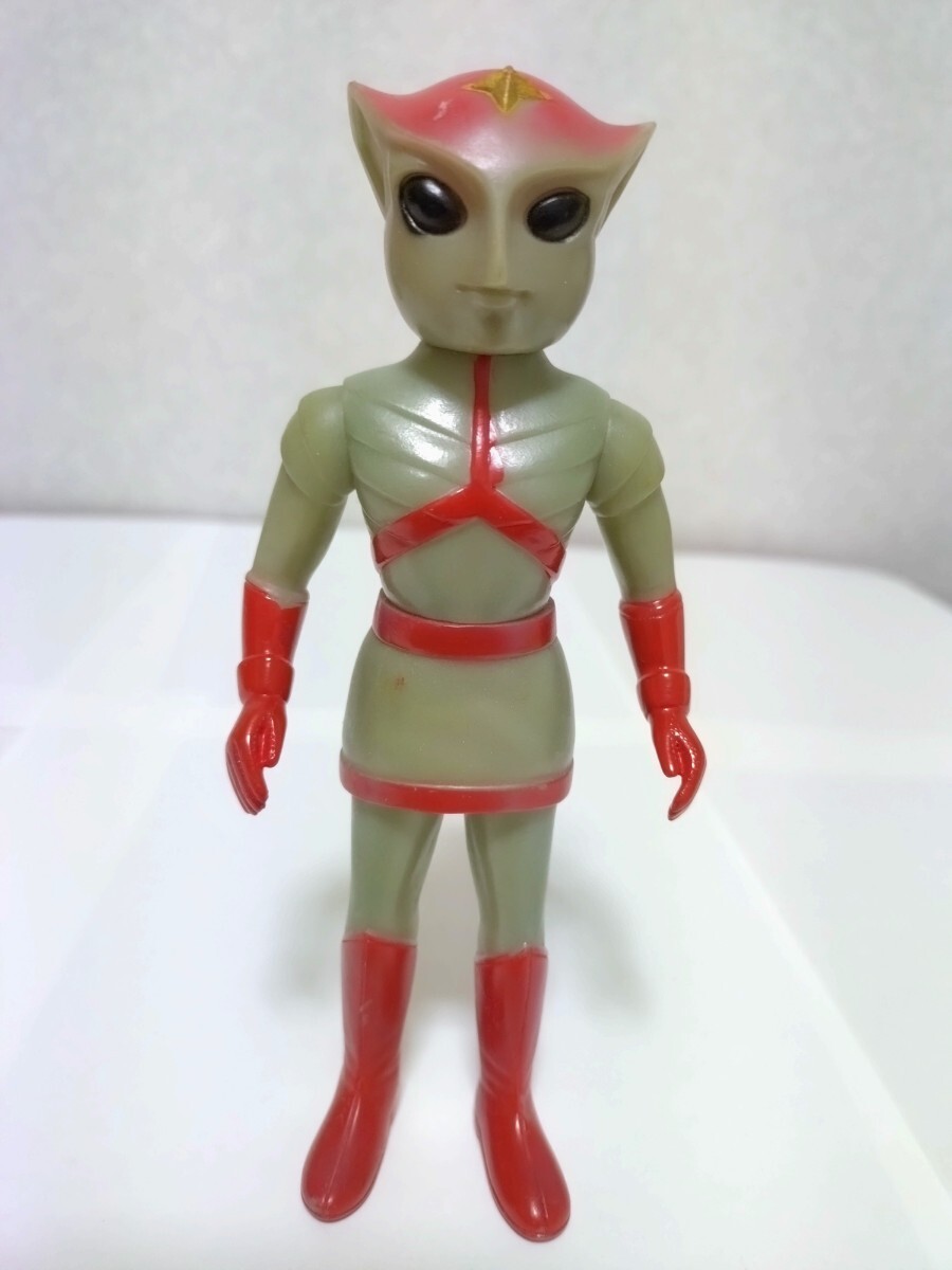 キングザウルスシリーズのイカルス星人とガマクジラのソフビです、 mJ805a [日本製] ポピー キングザウルスシリーズ イカルス星人